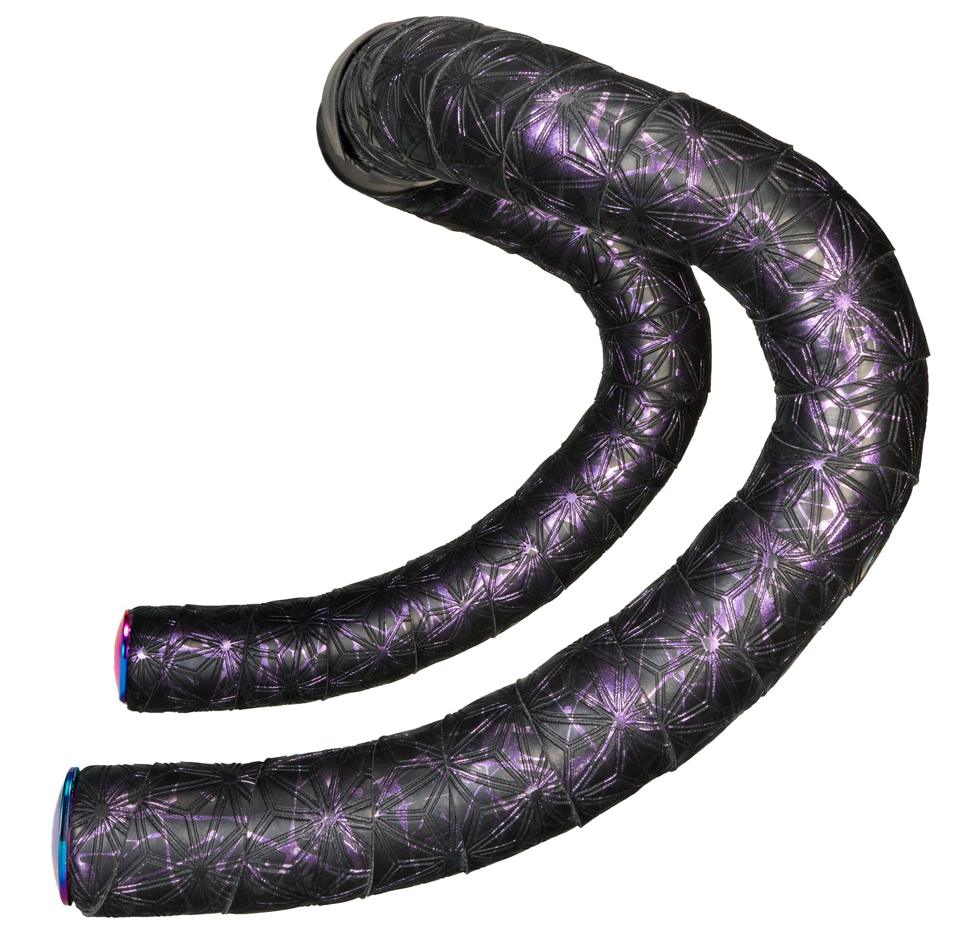 Supacaz Super Sticky Kush - Splat - Oil Slick + Oil Slick Plugs