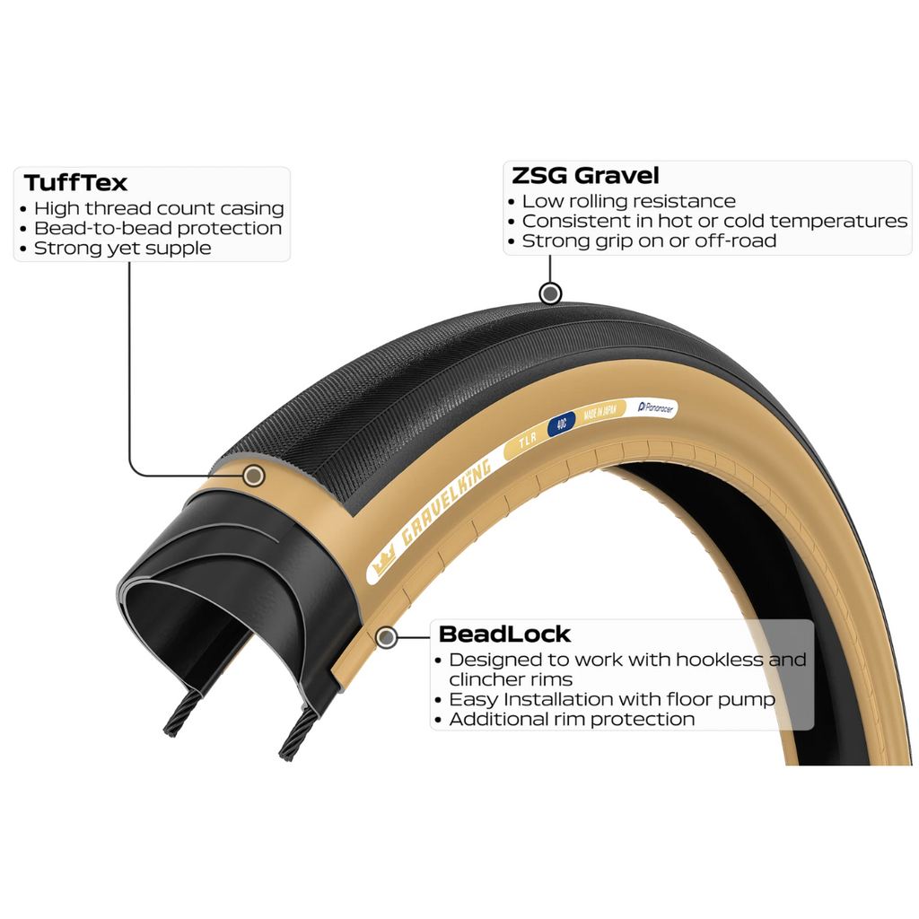 Panaracer Gravelking Slick TLR Gravel