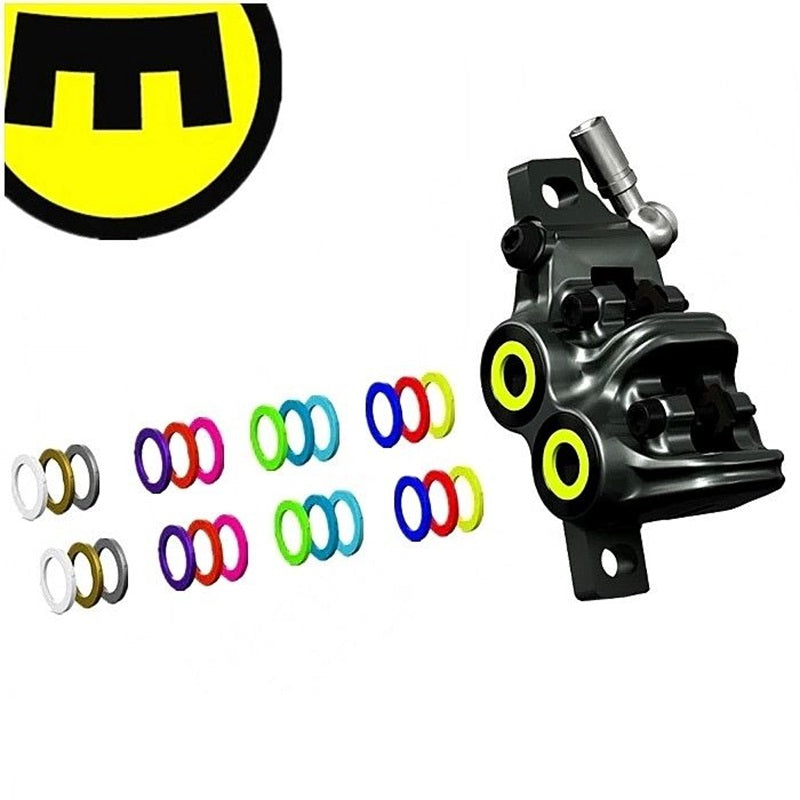 MAGURA Cover Kit, 4-Piston Caliper Neon Green/Cyan/Mint Green 12PCS