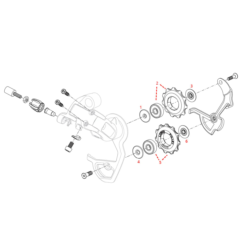 SRAM FORCE RIVAL APEX RD PULLEY KIT